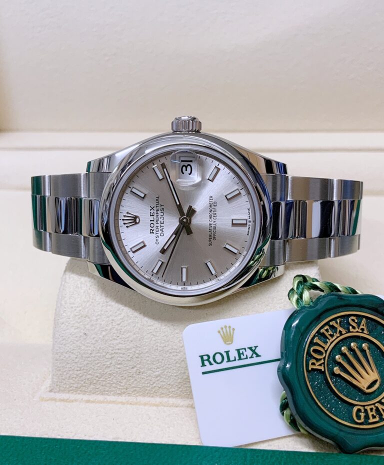 Superclone Datejust Silver Dial 278240 Close-Up Focus