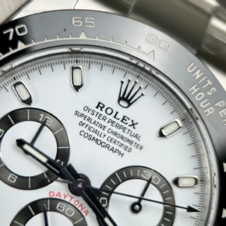 Panda White Dial Black Bezel Oyster Dial