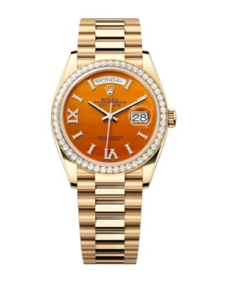 Superclone Day-Date Carnelian Dial 128348RBR