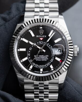 Superclone Sky-Dweller Bright black Dial 336934 Jubilee Feature Highlight