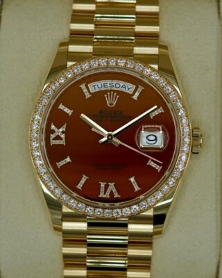 Superclone Day-Date Carnelian Dial 128348RBR Design Element