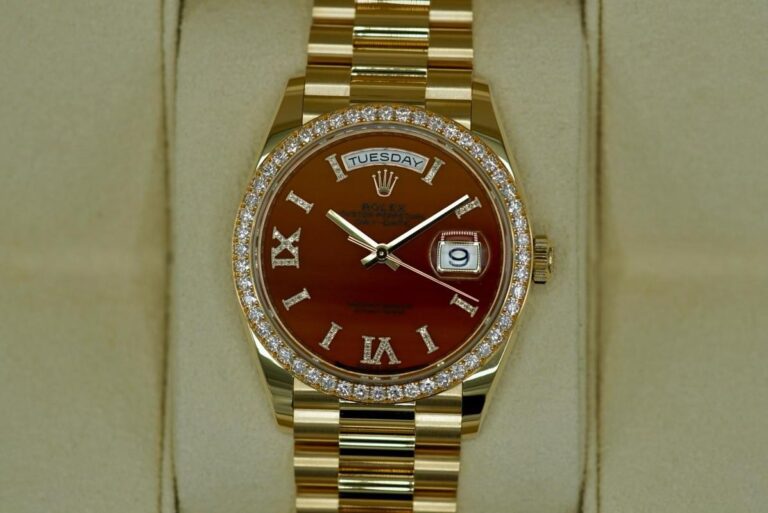 Superclone Day-Date Carnelian Dial 128348RBR Design Element