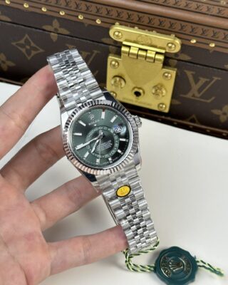 Superclone Sky-Dweller Mint green Dial 336934 Jubilee Design Element