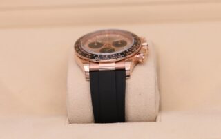 Superclone Daytona Sundust Dial in Everose Gold 126515LN Close-Up Focus