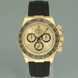 Superclone Daytona Golden Dial 126518LN Perspective View