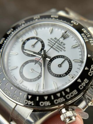 Superclone Daytona "Panda" White Dial 126500LN Profile Shot