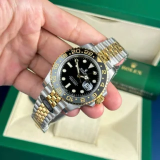 GMT Master II Zombie Black Dial Black and Gray Bezel Two Toned Jubilee Bracelet
