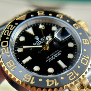 GMT Master II Zombie Black Dial Black and Gray Bezel Two Toned Jubilee Bracelet