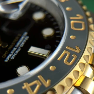 GMT Master II Zombie Black Dial Black and Gray Bezel Two Toned Jubilee Bracelet