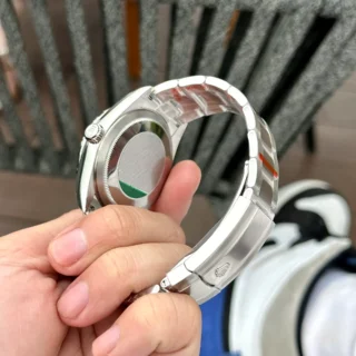 Sky-Dweller Black Dial Oyster Bracelet
