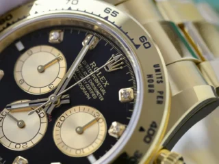 Daytona Black Dial Gold Case Gold Oyster Bracelet