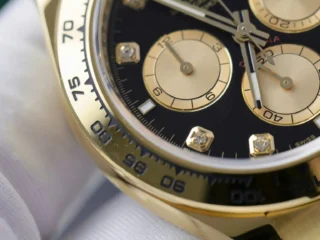 Daytona Black Dial Gold Case Gold Oyster Bracelet