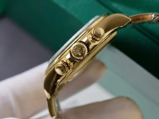 Daytona Black Dial Gold Case Gold Oyster Bracelet
