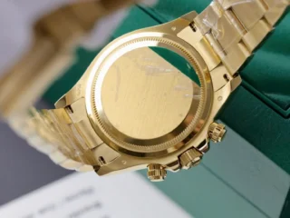 Daytona Black Dial Gold Case Gold Oyster Bracelet