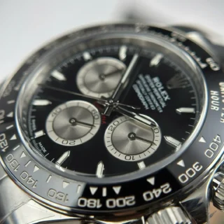 Daytona Black Dial Black Bezel Oysterflex Bracelet