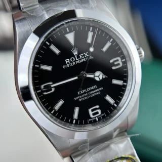 Explorer Black Dial Oyster Bracelet