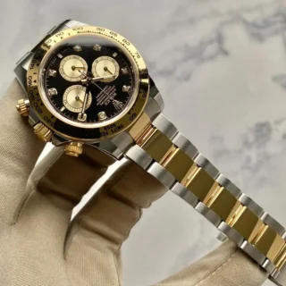Superclone Daytona Black Diamond Dial 126503 Perspective View