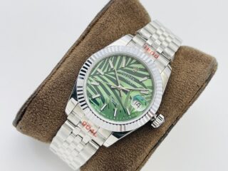 Datejust Palm Motif Dial 126234-0047 Angle Detail