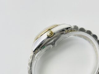 Datejust Gold Palm Motif Dial 126233 Close-Up Focus