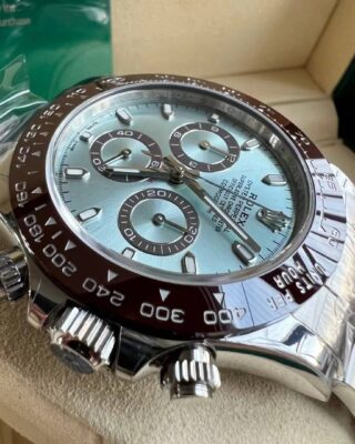 Superclone Daytona Ice blue Dial 116506 "Platona" Close-Up Focus