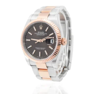 Superclone Datejust Chocolate Dial 126231 Oyster Perspective View