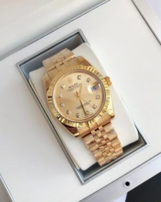 Datejust RG/RG Jub Gold/Dial Angle Detail