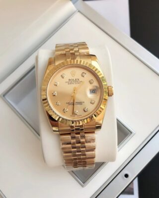 Datejust RG/RG Jub Gold/Dial Close-Up Focus
