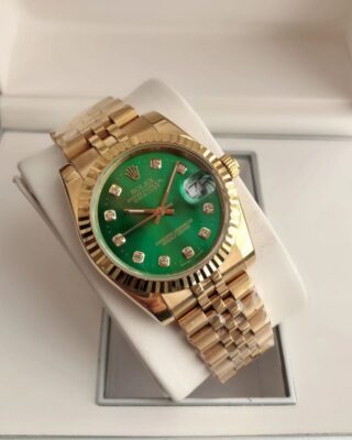Datejust RG/RG Jub Green/Dial Angle Detail