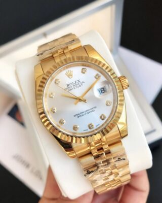 Datejust RG/RG Jub Sliver/Dial Perspective View
