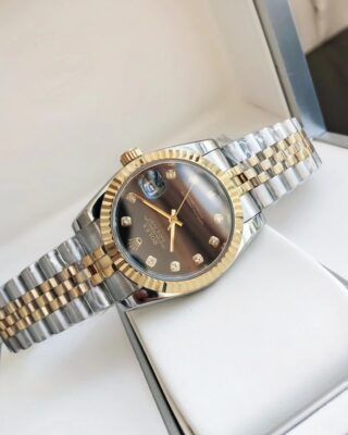 Datejust RG/SS Jub Black/Dia Design Element