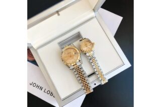 Datejust RG/SS Jub Gold/Dial Angle Detail
