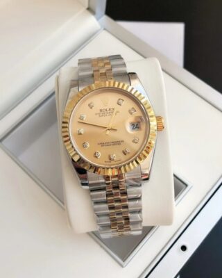 Datejust RG/SS Jub Gold/Dial Design Element