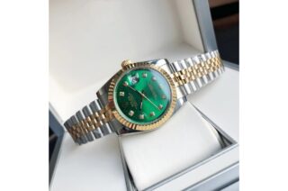 Datejust RG/SS Jub Green/Dial Design Element