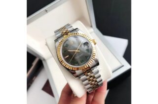 Datejust RG/SS Jub Grey/Rmn Perspective View