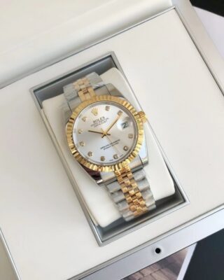 Datejust RG/SS Jub Sliver/Dia Close-Up Focus