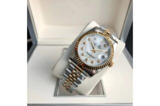 Datejust RG/SS Jub White/Dial Angle Detail