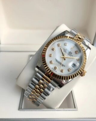 Datejust RG/SS Jub White/Dial Angle Detail