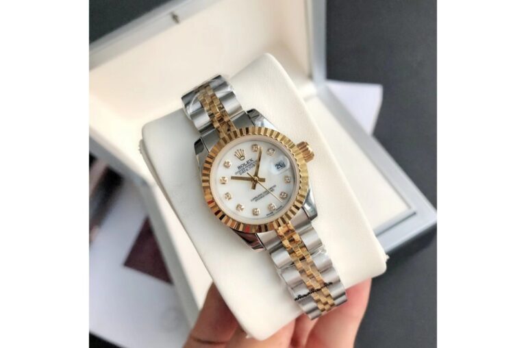Datejust RG/SS Jub White/Dial Design Element