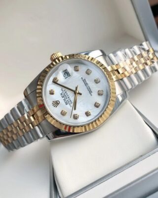 Datejust RG/SS Jub White/Dial Feature Highlight