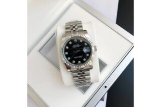 Datejust SS/SS Jub Black/Dial Design Element