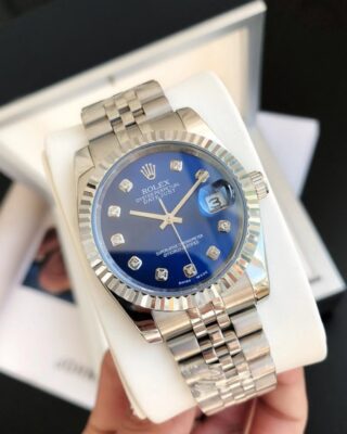 Datejust SS/SS Jub Blue/Dial Perspective View