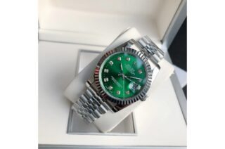 Datejust SS/SS Jub Green/Dia Angle Detail