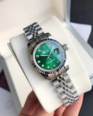 Datejust SS/SS Jub Green/Dia Design Element