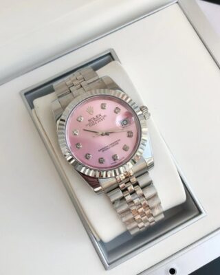 Datejust SS/SS Jub Pink/Dial Close-Up Focus
