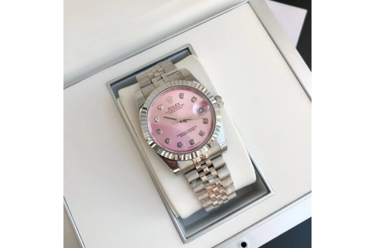 Datejust SS/SS Jub Pink/Dial Close-Up Focus
