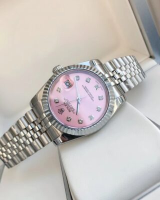 Datejust SS/SS Jub Pink/Dial Profile Shot