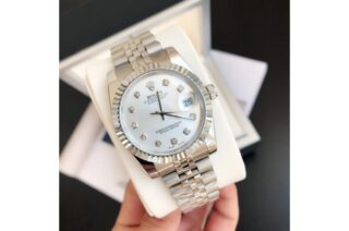 Datejust SS/SS Jub Sliver/Dia Perspective View