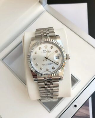 Datejust SS/SS Jub Sliver/Dia Close-Up Focus