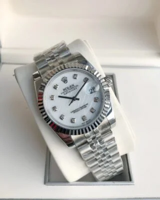 Datejust SS/SS Jub White/Dial Angle Detail