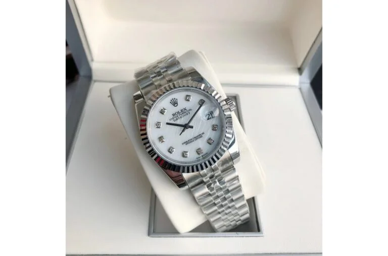 Datejust SS/SS Jub White/Dial Angle Detail